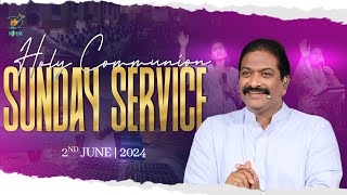 Holy Communion Sunday Service  Bishop Dr V Rangaraju  2nd June 2024  NJC Bangalore  NJHM [upl. by Arias]