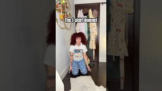 YOU CAN USE A TSHIRT AS A BONNET curlyhair hairhacks [upl. by Carl644]