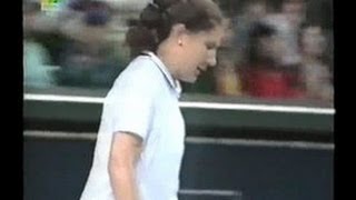 Tokyo 1996 Finale  Seles vs Sanchez part 1 [upl. by Ennaillij737]