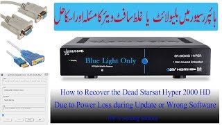 How to Recover DeadBlue Light Hyper 2000HD due to Power Loss or Wrong Software Update in UrduHindi [upl. by Salisbury]