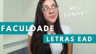 COMO É CURSAR LETRAS EAD  Respondi a TAG Minha Faculdade 🤐🤓 Será que amo mesmo o curso de Letras [upl. by Anitsirc]