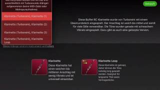 Klarinette SoundDEMO Turbosoundsapp Update [upl. by Si]