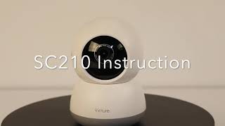 How to connect Victure SC210 WiFi PTZ camera via quotVicture Homequot app [upl. by Monah]