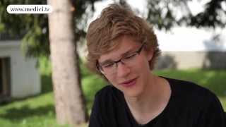 Jan Lisiecki  Verbier Festival 2013  Wallcast Interview [upl. by Pietra]