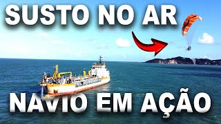 PONTA NEGRA Navio Draga Pescadores e um Susto Inesperado no Céu ‹ Lilo Barbosa › [upl. by Eidnalem]