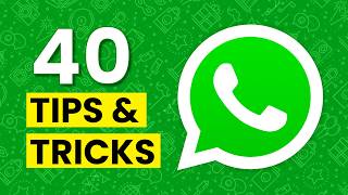 Top 40 SECRET WhatsApp Tricks amp Hacks 2024 [upl. by Rettuc]