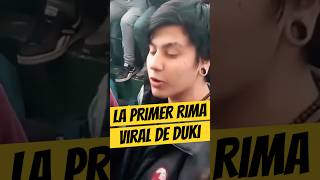 LA PRIMER RIMA VIRAL DE DUKI🥹🔥 Duki Freestyle QuintoEscalon [upl. by Ayad]