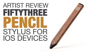 Artist Review FiftyThree Pencil Stylus for iPad and iPhone [upl. by Akem995]