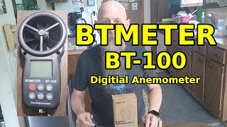 BTMETER BT100 Digital Anemometer [upl. by Angelo]