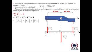 Exercice 1 Flexion Bride hydrauliqe partie 1 [upl. by Corrianne]