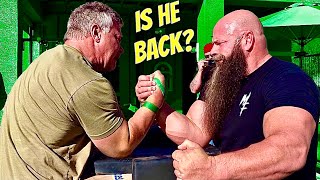 ARM WRESTLING JOHN BRZENK All Matches Derek Smith amp Team [upl. by Dowdell586]