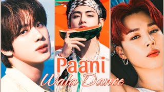 Paani Wala Dance song ft TAEKOOK  YOONMIN  NAMJIN btsedits [upl. by Boaten]