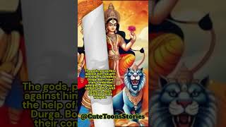 The Defeat of Mahishasura Goddess Durga’s Nine Day Battle Story Read Aloud shortsfeed shorts [upl. by Arreik]