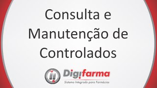 Digifarma  Consulta e Manutenção de controlados [upl. by Oswell]