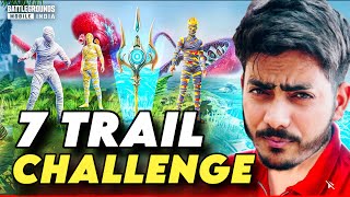 7 CHICKEN TRIAL CHALLENGE in BGMI 33 UPDATE  BGMI LIVE shortslive [upl. by Nilad750]