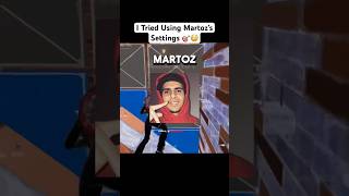 Martoz’s Settings 🤯 fortnite viral fortnitesettings [upl. by Dinin]