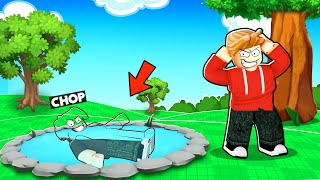 ROBLOX CHOP AND FROSTY PLAY HIDE AND SEEK IN POND CHALLENGE [upl. by Neufer]