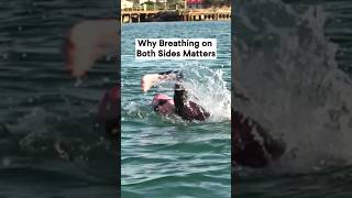 Breathing both sides shorts swimmingtips [upl. by Haeluj]