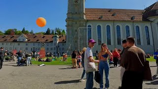 🇨🇭🛴 St Gallen 4K HDR webcam 10052024 Buskers Festival [upl. by Einal]