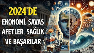 ASTROLOJİK GÖSTERGELERLE 2024 SENESİ  EKONOMİ SAVAŞ AFETLER BAŞARILAR VE SAĞLIK [upl. by Ranna183]