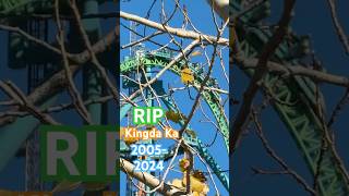 Kingda Ka Closed Forever at Six Flags Great Adventure  shorts [upl. by Ruhtra]