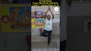 Eka Paadaasana Yoga 🧘🏻‍♂️  Gridhar Gopal  Best Yoga Center [upl. by Yehsa502]