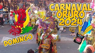 CARNAVAL DE ORURO 2024 domingo de carnaval [upl. by Erehc205]