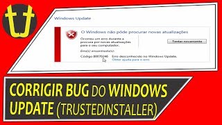 Como solucionar o WINDOWS UPDATE TRAVADO TrustedInstaller  PC LENTO [upl. by Perle]