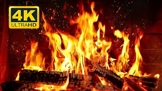 🔥 Cozy Fireplace 4K 12 HOURS Fireplace with Crackling Fire Sounds Crackling Fireplace 4K [upl. by Kwon]