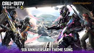 CALL OF DUTY MOBILE 5TH ANNIVERSARY THEME SONG HQ [upl. by Naut]