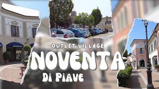 Noventa di Piave outlet village near Venice 🇮🇹 [upl. by Cobbie954]