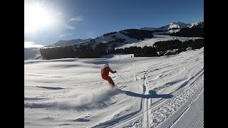 12 Mars 2019 St Gervais Megève Ski Un régal  Enfin [upl. by Layla647]