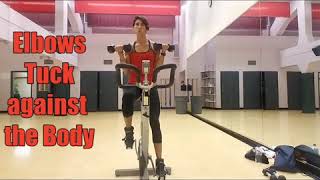 Spin With WeightsBEST EXERCISE BIKE WORKOUT NYC STYLE [upl. by Karolina817]