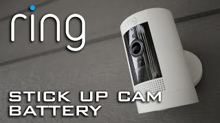 How To Set Up Ring Stick Up Cam Battery Powered [upl. by Dnomse]