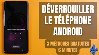 3 MÉTHODES GRATUITES pour déverrouiller votre téléphone ANDROID [upl. by Manbahs]