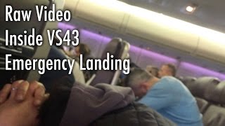 Emergency Landing  Virgin Atlantic Flight VS43 B747  Full Onboard Video [upl. by Collier845]