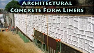 Greenstreak Architectural Concrete Form Liner Slideshow wmv [upl. by Aix]