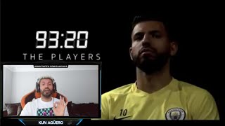 Kun aguero reacciona a documental del City  9320 DOCUMENTARY  THE PLAYERS [upl. by Melvyn605]