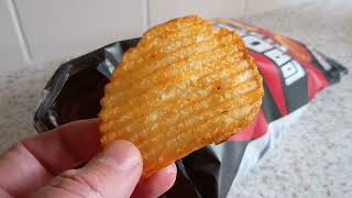 Massive Seabrook Crisps Scorchin Hot Snack Food Review 150g [upl. by Ehrman]