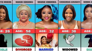 100 Nollywood Actresses Real Ages and Their Marital Status  Single Married Divorced [upl. by Moise]