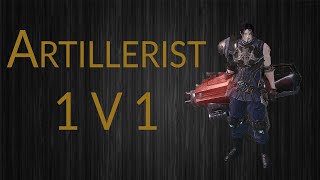 Lost ark artillerist pvp 1v1 stun lock combo [upl. by Lanti]