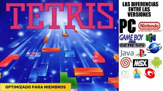 Las Diferencias entre las versiones de Tetris [upl. by Erik]