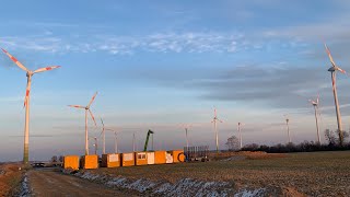 Der Fundamentbau beginnt  Windpark Lesse  5 [upl. by Nemlaz]