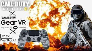 How to Play CALL OF DUTY MOBILE In GEAR VR WDualShock 4 [upl. by Tadich630]