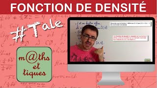 📝DENSITÉ DE PROBABILITÉ FONCTION DE RÉPARTITION un petit exercice de probabilité statistique [upl. by Eseneg]