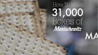 How to Make 31000 Boxes of Manischewitz Matzo [upl. by Ennagroeg]