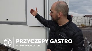 Wykonanie przyczep gastronomicznych  Z czego są zrobione  Czym różnią się od siebie  JG Gastro [upl. by Golub702]