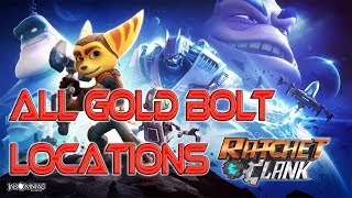 Ratchet and Clank Remake PS4  All Deplanetizer Gold Bolt Locations [upl. by Eden]