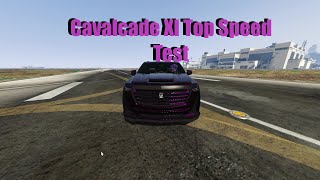 Cavalcade Xl Top Speed Test Cadillac Escalade 2021 [upl. by Brigid850]