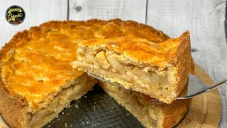 Gedeckter Apfelkuchen nach Omas Art  UNGLAUBLICH LECKERES REZEPT [upl. by Liesa]